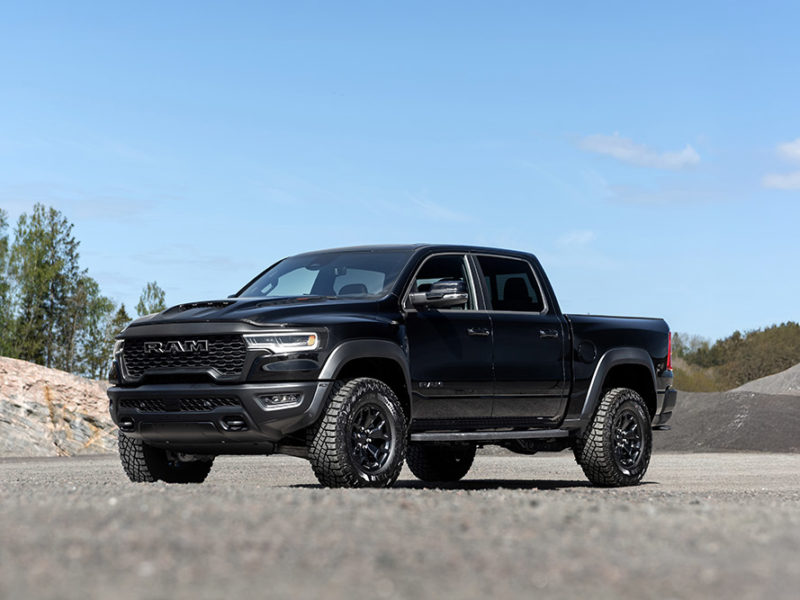 Visar bild på RAM RHO på en bild vid ett grustag