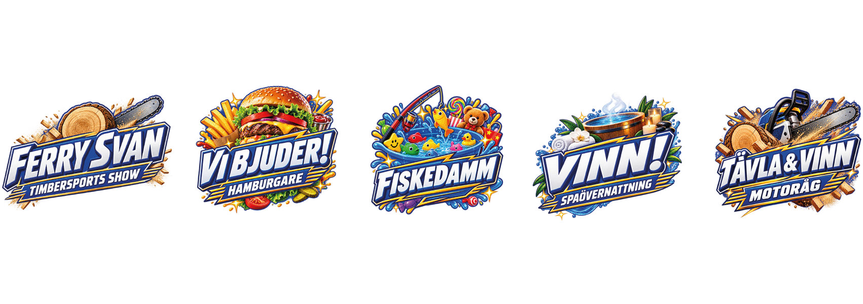 Ferry Svan, hamburgare, fiskedamm och tävlingar under jubileumshelgen