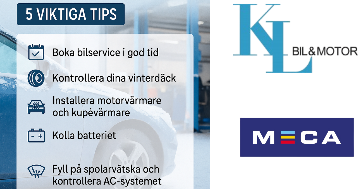 KLBil 5 viktiga tips